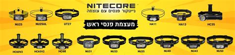 נייטקור ישראל Nitecore Israel יבואן רשמי מורשה ובלעדי. חנות הפנסים של ...