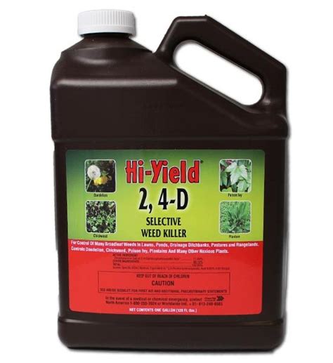 Hi Yield 2 4 D Selective Weed Killer Gallon Irrigation Outlet Usa