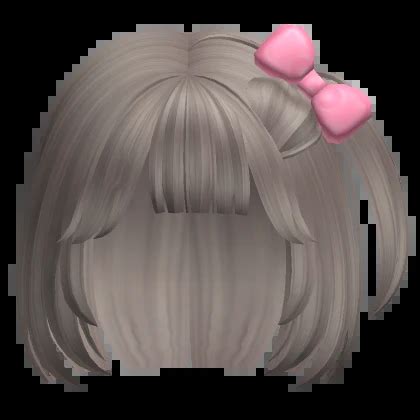 Kawaii Short Hime With Bow Pigtail Ash Blonde Roblox Item Rolimon S