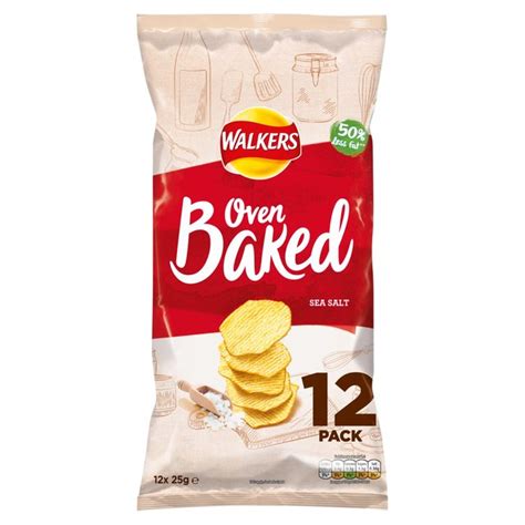 Walkers Oven Baked Ready Salted Multipack Snacks Ocado