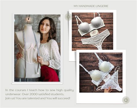 Lingerie Sewing Course Bra Panty Making DIY Sewing Kit Underwear Kit