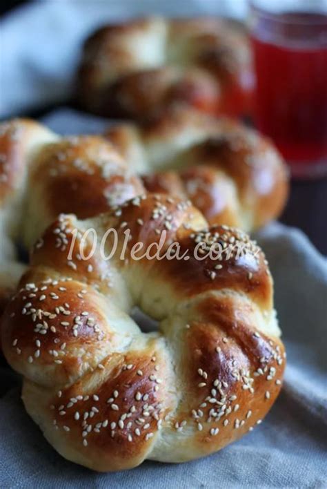 Дрожжевые булочки с кунжутом - Булочки от 1001 ЕДА