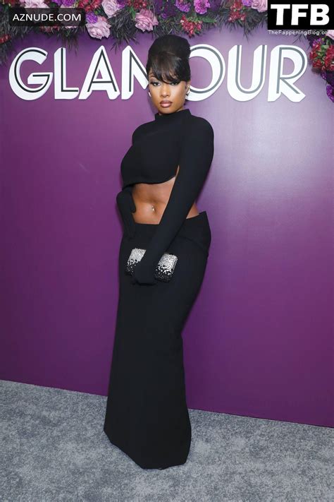 Megan Thee Stallion Looks Hot In Black At The Glamour Women Of Year Awards Aznude