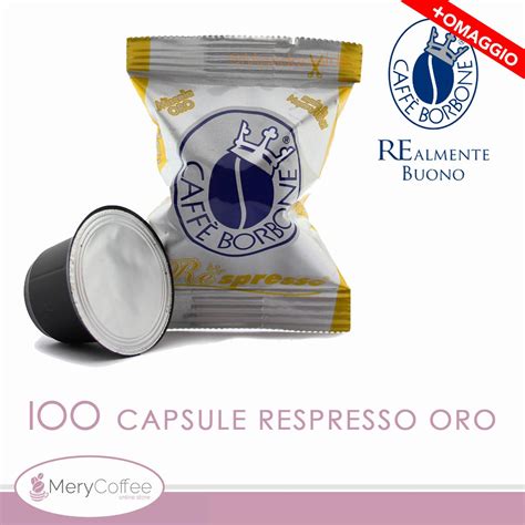 Capsule Borbone Respresso Miscela Oro Compatibili Nespresso