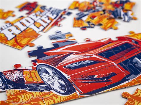 RUIBAL Los Juegos De La Familia Puzzle Hot Wheels