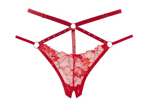 Margot Bralette Crotchless Panty Set Alllure Lingerie