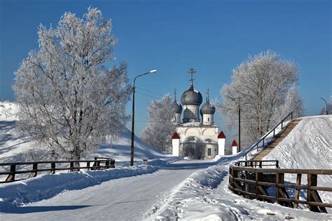 Stone churches of ancient Russian town Belozersk · Russia Travel Blog