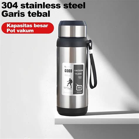 Jual Termos Air Panas 1 Liter Led Display 304 Stainless Vacuum Flask