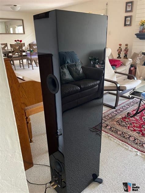 Kef R Floor Standing Speakers In Gloss Black Local Norcal Sf Bay