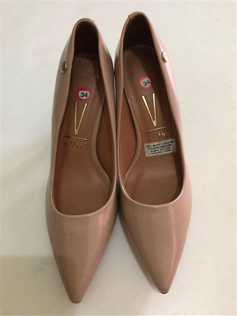 Scarpin Nude Vizzano Sapato Feminino Vizzano Nunca Usado Enjoei