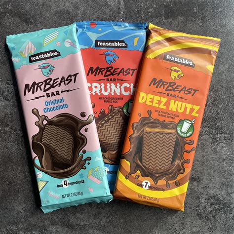 Набор шоколадок Feastables от Mr.Beast - купить с доставкой по выгодным ...