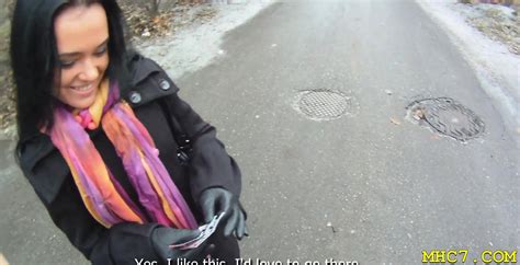 Hot Teen Brunette Alena With Great Natural Tits Does Porn