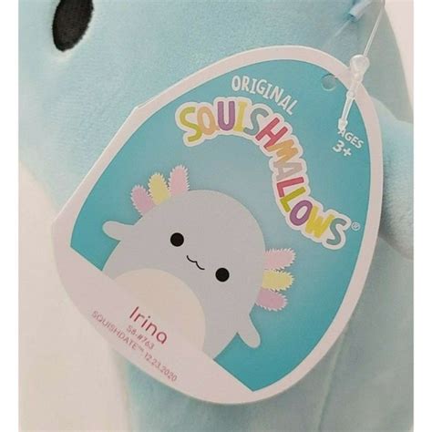 Kellytoy Toys Squishmallow Irina The Axolotl Blue 8 Inch Kellytoy