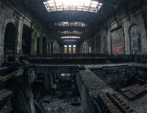 Fondos De Pantalla Urbano Edificio Ruina Abandonado Estaci N De