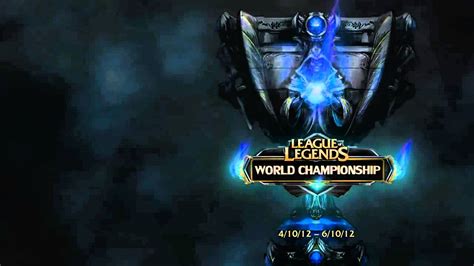 Login Animation League Of Legends Campeonato Mundial Temporada