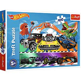 Puzzle Hot Wheels el Pędzące samochody Trefl
