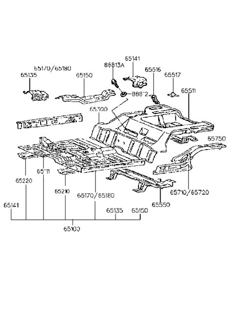 Genuine Hyundai Panel Front Floor