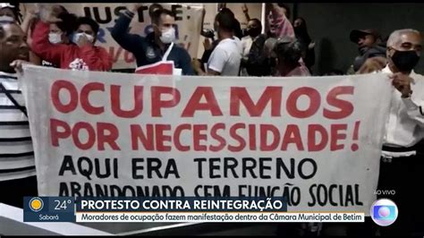 Moradores De Ocupa O Fazem Manifesta O Dentro Da C Mara Municipal De