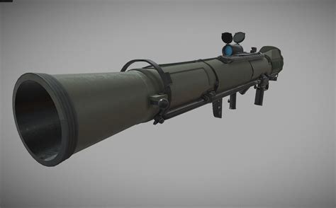 Modern Carl Gustaf 84mm Recoilless Rifle 3d Model Cgtrader