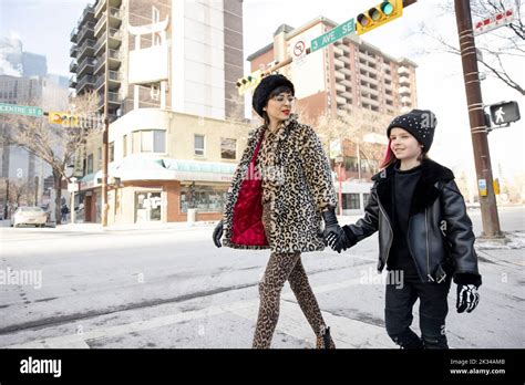 Child And Adult Crossing Road Hi Res Stock Photography And Images Alamy