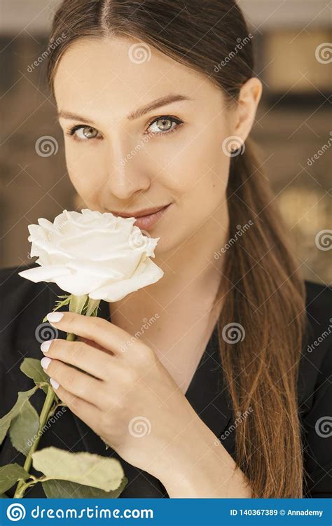 Fit Brunette Caucasian Woman In Dress And Jacket At Home Pretty