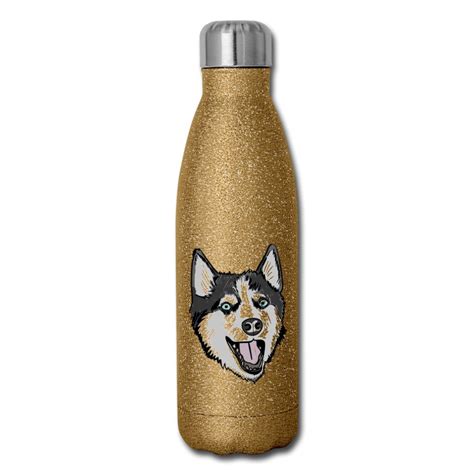 Funny Husky Water Bottle Stainless Steel 17 Oz Water Bottle Etsy