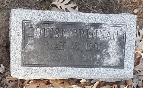 Louise Mary King Brennan (1901-2005) – Find a Grave-äreminne