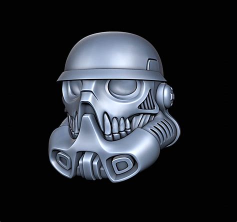 Storm Trooper Helmet Skull 3d Model By Alexkovalev