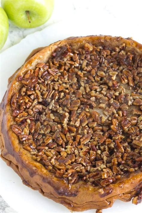 Upside Down Apple Pecan Pie Recipe Girl