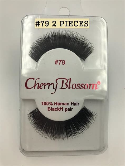 Cherry Blossom Fake Eyelashes Style 79 100 Human Hair 2