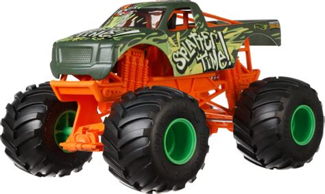 Характеристики Машинка Mattel Hot Wheels Монстр Трак Сплаттер Тайм FYJ83 GCX22 подробное