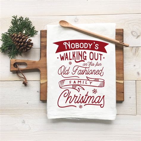 Christmas Vacation Kitchen Towel Tea Towels Funny Tea Towel Etsy