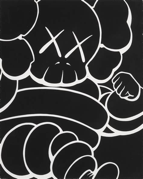 KAWS Running Chum I (Signed Print) 2000