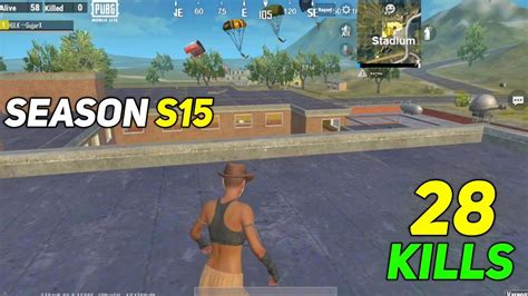 NEW S15 SEASON 1V4GAMEPLAY PUBG MOBILE LITE BGMI LITE YouTube