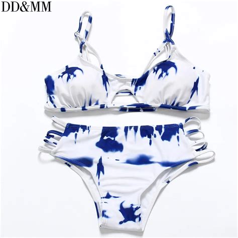 DD MM Brand Push Up Bikini 2017 Women Swimwear Low Waist Swimsuit Female Beach Wear Summer Beach