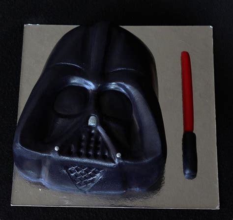 Darth Vader S Head Decorated Cake By Anka Cakesdecor