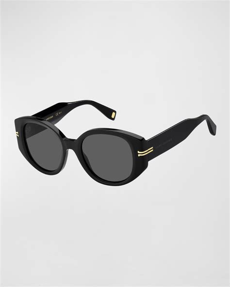 Gucci Logo Square Acetate Sunglasses Neiman Marcus