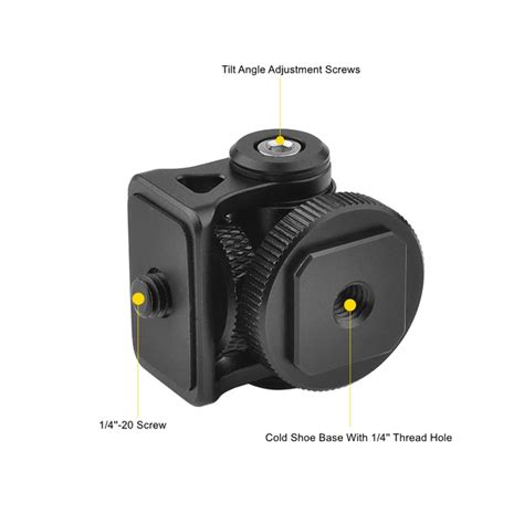 T Rific Minifocus Monitor Holder Cold Shoe Mount For Camera Field Monitors Microphone Hot Shoe