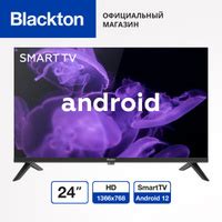 Blackton Телевизор Bt 32FS34B / Smart TV 32" HD, черный матовый купить ...
