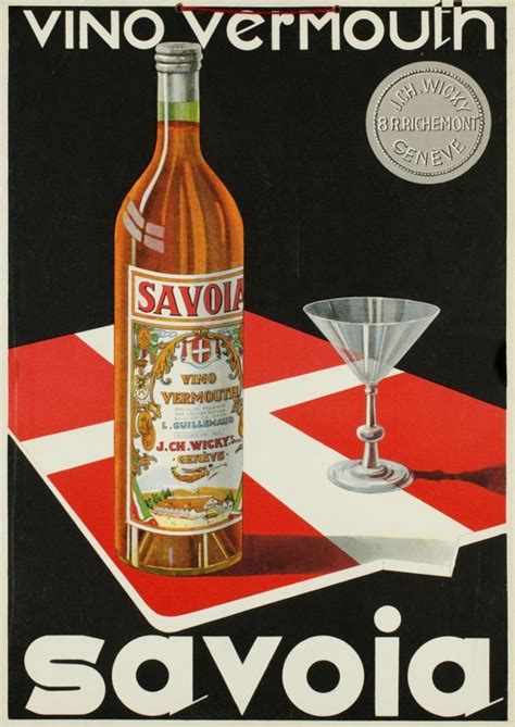 Savoia Vino Vermouth J Ch Wicky By Anonymous Vintage