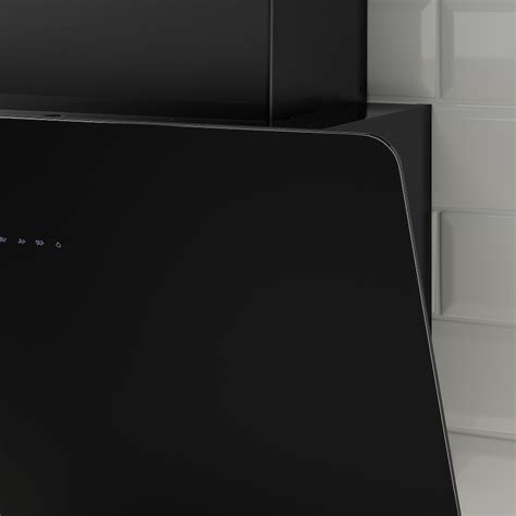 Finsmakare Wall Mounted Cooker Hood Black Ikea