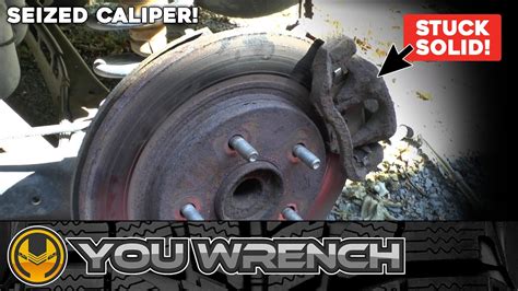 How To Remove A Seized Rear Brake Caliper All Makes And Models Youtube