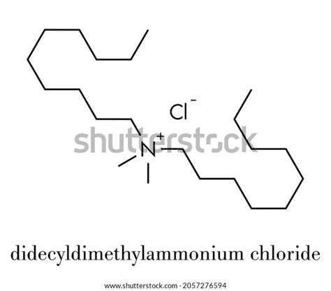 Didecyldimethylammonium Chloride Antiseptic Molecule Biocidal ...