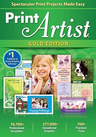 Amazon.com: Print Artist Gold 25 [PC Download] : Software