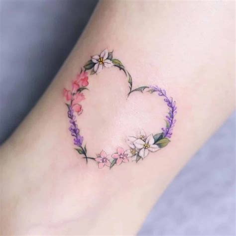 Delicate Tiny Flower Tattoo Ideas Howlifestyles Heart Flower