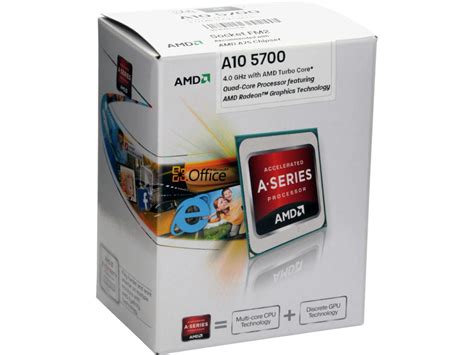 AMD A10-5700 Trinity (AD5700OKHJBOX) | TSBOHEMIA.CZ