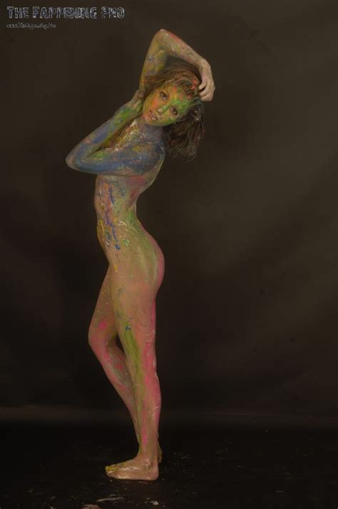 Becca Scott Nude Bodypaint 60 Photos The Fappening