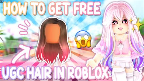 New Free Ugc Hair Out Now How To Get Wavy Brown Curls With Pink In