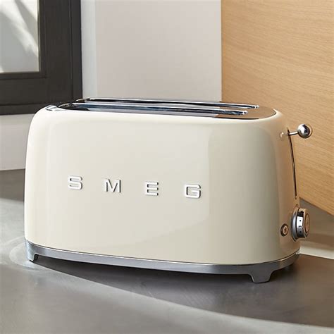 Smeg Cream Slice Toaster Crate And Barrel