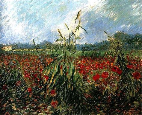 Description of the painting by Vincent Van Gogh “Poppy Fields” ️ - Van ...